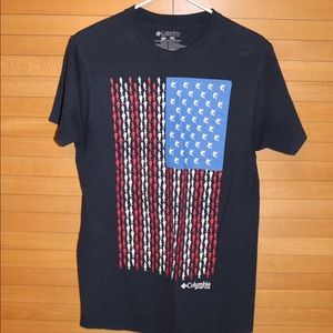 Colombia fishing flag T-shirt